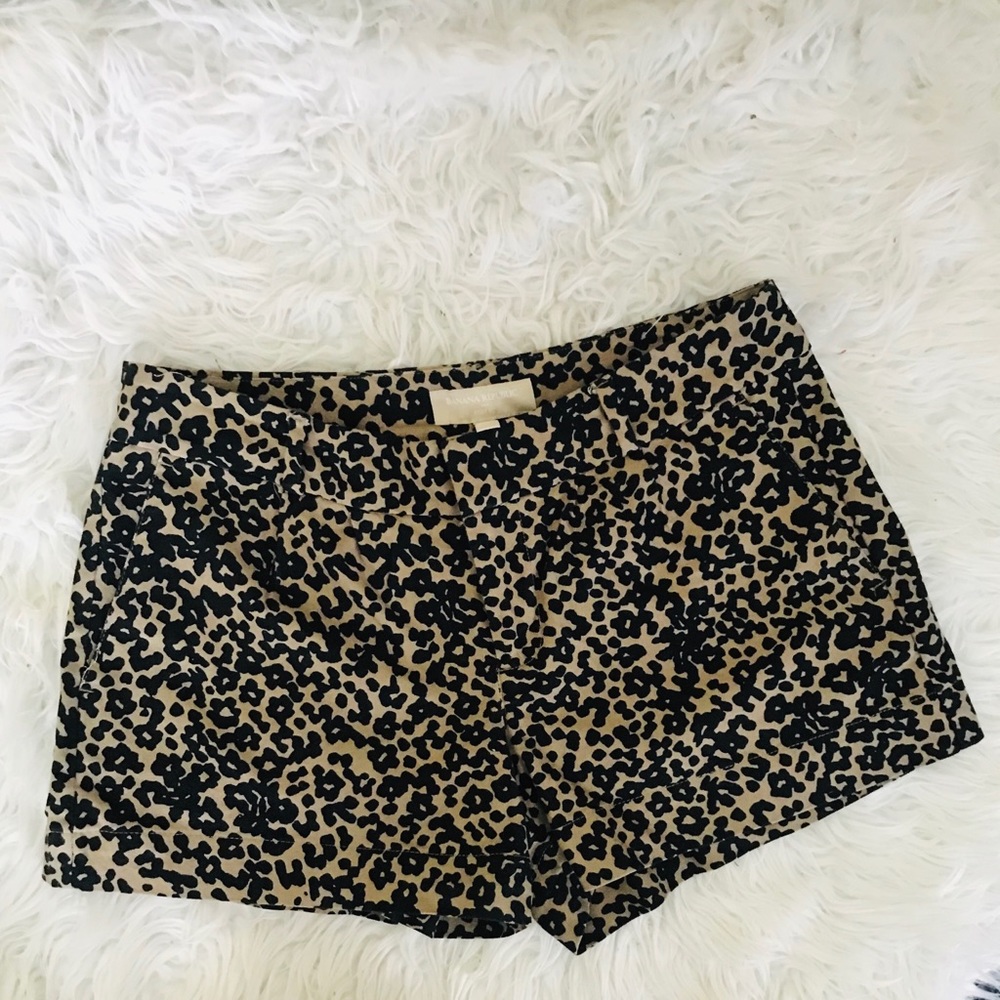 Banana Republic Leopard Shorts